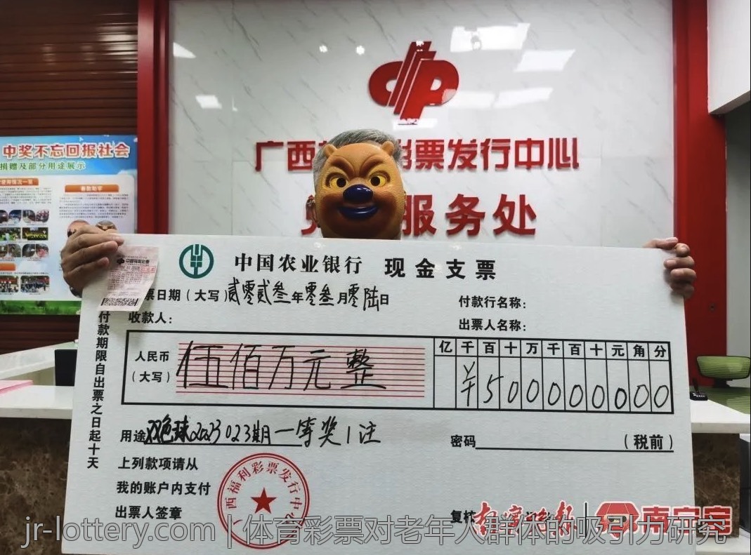 体育彩票对老年人群体的吸引力研究